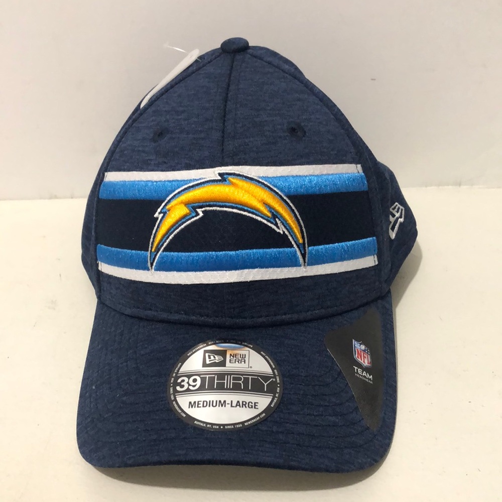NFL Los Ángeles Charges New Era Embroidery Hat Cap Navy Medium Large Adjustable